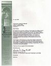 Letter of appreciation from the American Institute of Homeopathy.